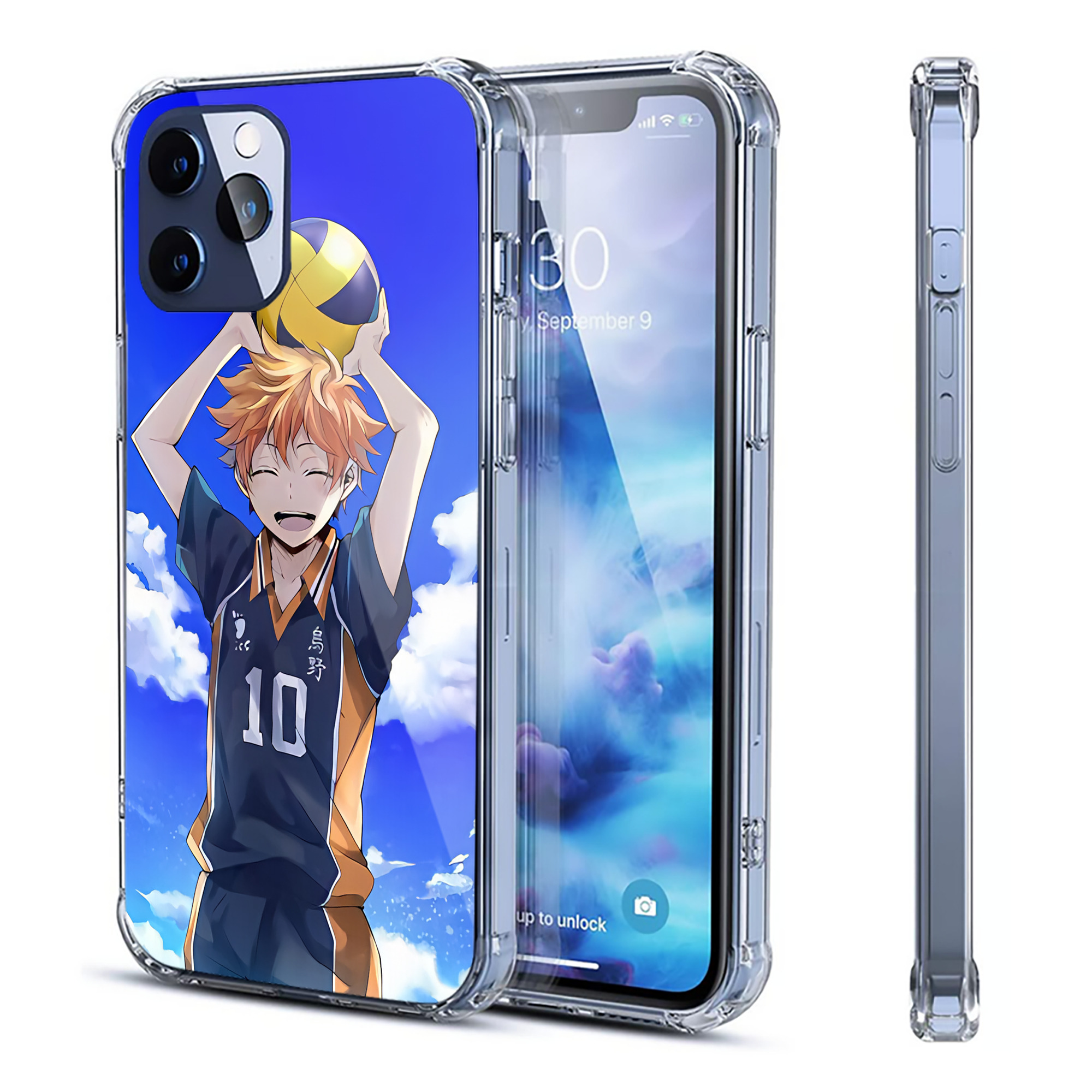 （画像用） ハイキュー!! Haikyu!! 【iPhone 12シリーズ対応】透明スマホケース（クリアソフトケース）